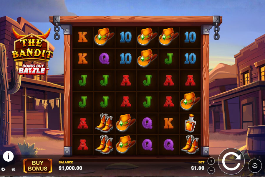 demo play of the bandit slot